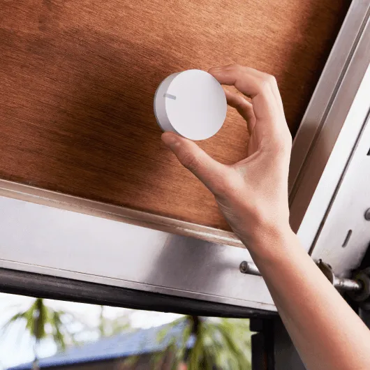 placing sensor on sliding window